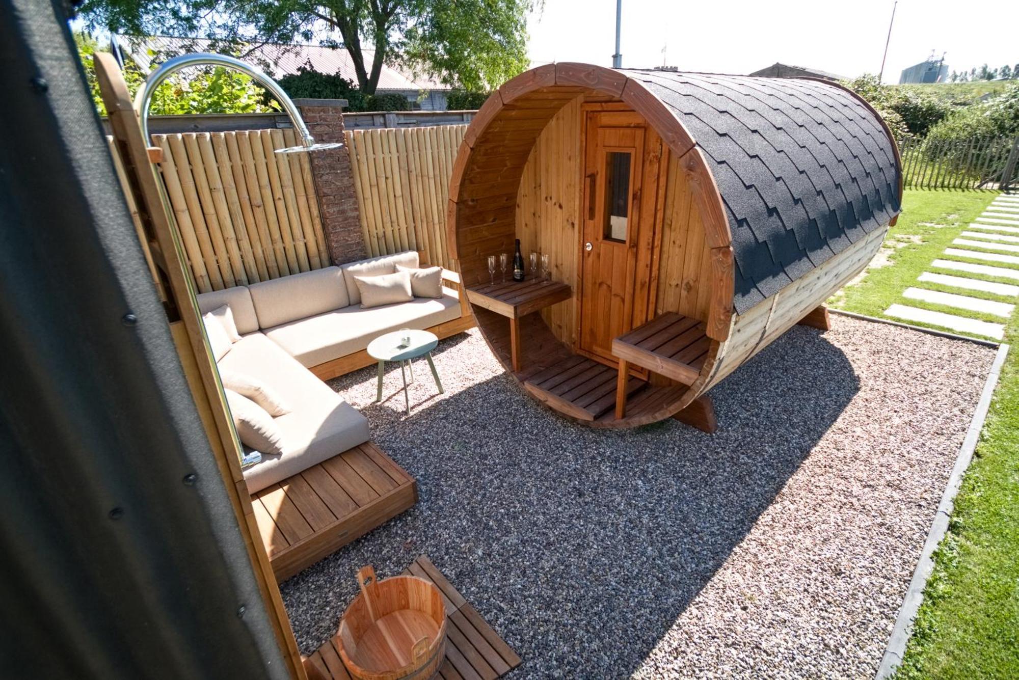 Het Pareltje Van Walsoorden Met Sauna -Extra Bijboeken-别墅 外观 照片