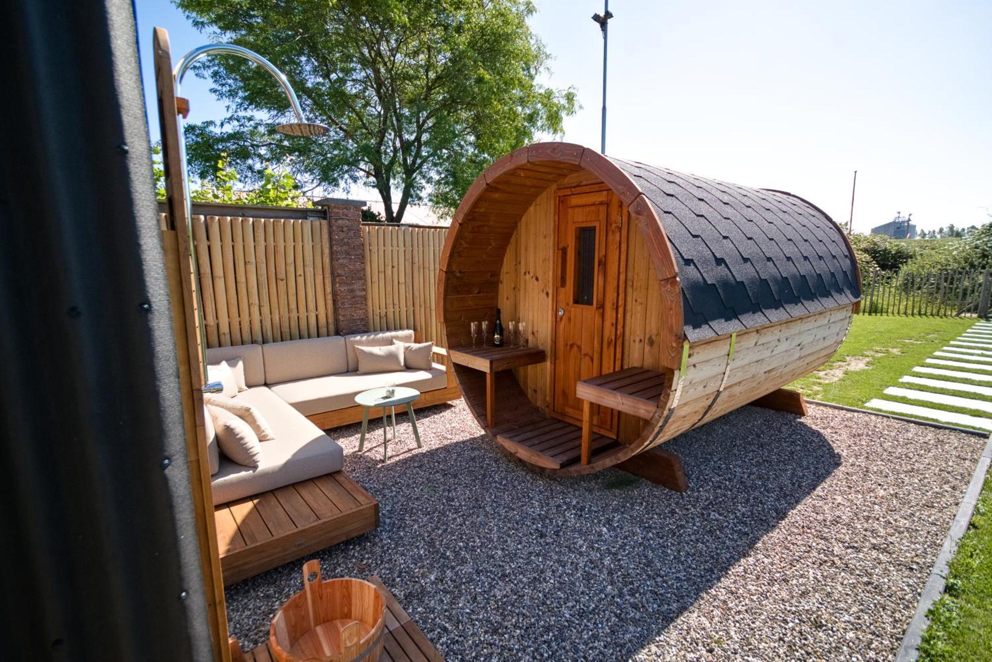 Het Pareltje Van Walsoorden Met Sauna -Extra Bijboeken-别墅 外观 照片